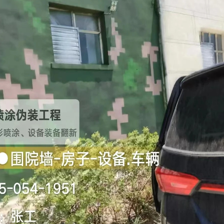 镇江数码迷彩漆施工